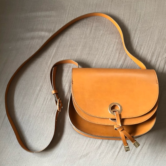Zara Handbags - Crossbody Faux Leather Bag